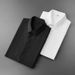 Summer New Men's Shirt Fashion Trend All Match Free Ironing Solid Color Bee Short Sleeved Half Sleeved Shirt_viptrois.com