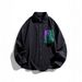 New Handsome Lapel Neck Versatile Loose Cotton Long-sleeved Shirt Simple Color Matching Casual Shirt Jacket Men_viptrois.com