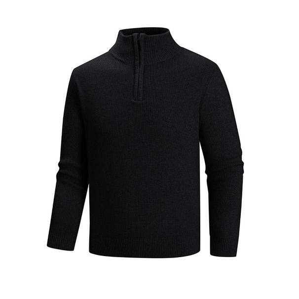 Men's Fashion Striped Knit Sweater - Soft Crewneck Pullover For Teens & Adults, Casual Long Sleeve Slim Fit, Autumn Winter Warm Tops _viptrois.com