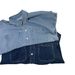 Retro Solid Color Long Sleeved Denim Shirt, Men's And Women's Trendy Brand Street Loose Workwear Shirt_viptrois.com