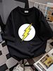Flash New Adult T Shirt Bright Distressed Classic Comic Logo Casual Unisex Versatile Top For Everyday Wear Breathable Stylish Homme_viptrois.com