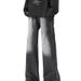 Splicing Jeans Men's 2025 Spring And Autumn New American Fashion Brand Gradient Washed Loose Straight Leg Casual Pants_viptrois.com