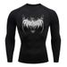 Men's Clothing Compression Shirt Black Fitness T Shirt Men's Muscle Quick Drying Fitness Sportswear Sun Protection Sports T Shirt_viptrois.com