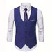 Men's Clothing New Spring And Autumn Casual Men's Wear Solid Color Free Ironing Fashionable Urban Work Men's Suit Vest_viptrois.com