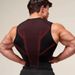 Trendy Men's Gym Vest Style Quick Drying Breathable Sleeveless Sports Training Top Jacquard Seamless Stretch For Outdoor & Sport Wear_viptrois.com