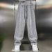 Men's Clothing Fashion Brand Jacquard Knitted Chenille Plaid Casual Pants Men's Spring And Autumn New Loose Fashion All Match Straight Pants_viptrois.com