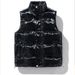 Unisex Puffer Vest – Lightweight Quilted Jacket With Stand Collar (XS-XXL, Matte Shell, Black/Chestnut)_viptrois.com