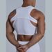 Men's Clothing Street Fashion Sexy Irregular Tank Camisole Camisole Two Piece Set_viptrois.com