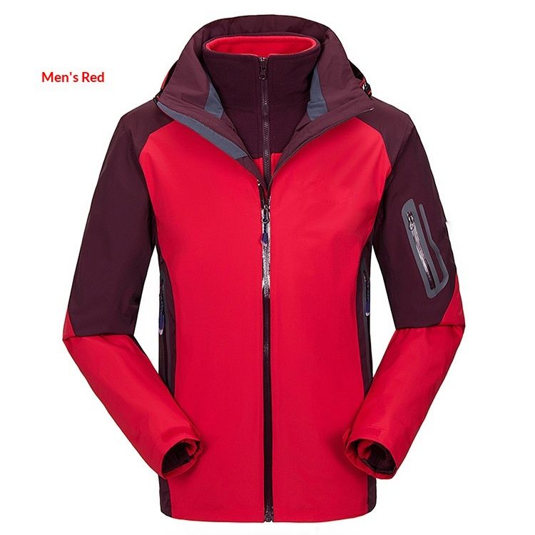 Pulse High-end Oudoor European American New Syle Men And Women Travel Hooded Thickened Fleece Inner Ski Mounaineering_viptrois.com