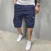 Men's Cargo Shorts Summer Lightweight Casual Multi-Pocket Straight Leg 5-Inch Inseam Breathable Quick-Dry Utility Shorts_viptrois.com