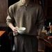 Men’s Korean-Style Zip-Up Sweater – Oversized Lapel Collar, Thick & Stylish For Winter Streetwear_viptrois.com