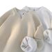 New Long Sleeved Velvet Men's T-shirt Texture V-neck Sweatshirt For Teenagers To Wear As A Trendy Base Shirt_viptrois.com