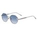 New Fashion Polygonal Sunglasses Men's Personalized Metal Temple Sunscreen Sunglasses Men's_viptrois.com