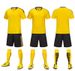 Men's Clothing uniforms suits spot match uniforms student short-sleeved training suits DIY printed number football clothes_viptrois.com