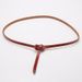 New thin belt for women with dress knotted decorative thin belt style versatile retro leather trouser belt _viptrois.com