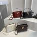 red glossy princ diana bag casual embroidered texture handbag new classic autumn and winter shoulder bag patent leather bag_viptrois.com