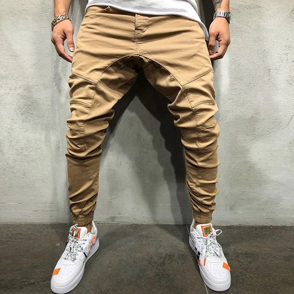 s Cargo Pants Joggers Hip Hop Drawstring Elastic Waist Slim Fit Casual Trousers Sweatpants High Quality Clothing For_viptrois.com