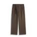 Men's High-Street Straight-Leg Trousers – Polyester Wide-Fit Pants For Casual & Smart Looks (100% Polyester, Non-Stretch)_viptrois.com