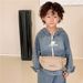 Kids Crossbody Bag - Boys' Letter Print Waist Pack & Chest Bag, Stylish Mini Backpack For Outdoor (Wallet Pouch)_viptrois.com