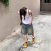 Men's Clothing Retro Distressed Wide Leg Pants For Women In Summer High Waist Loose Slim All Match Straight Denim Mid Length Pants_viptrois.com