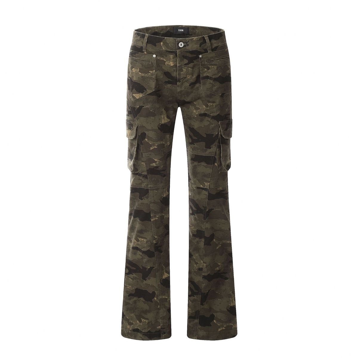 Men's Clothing11KN Pre Sale Camouflage Overalls For Men And Women Loose Vibe Wide Leg Straight Pants Versatile Hot Girl Casual Pants_viptrois.com