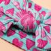 Cross-border Europe and the United States bow children's hair accessories baby New elastic digital printing headband baby wide hair band wholesale_viptrois.com
