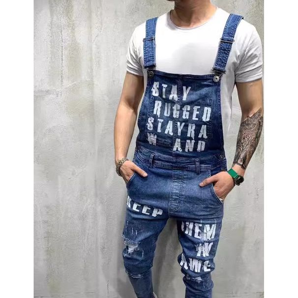 Monochrome Man- And American New Style Slim Fit Overalls Long Pants Exclusive For European Station Hot-Selling Men's Casual_viptrois.com