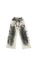 Men's Clothing Straight Trousers Niche Trendy Letter Printing Retro Style Street Fashion_viptrois.com