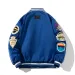 Varsity Jackets: Winter Baseball Jackets For Men And Women, Streetwear Fashion Coat, Blue Red_viptrois.com