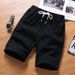Men's Clothing Men's Pants Summer Cotton And Linen Casual Shorts Youth Foreign Trade Southeast Asia Men's All Match Running Sports Shorts_viptrois.com