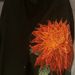 Men's Clothing red dahlia shirt embroidered flowers yohji dark unisex loose long sleeved shirt_viptrois.com