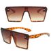 2025 Trendy Polygonal Frameless Sunglasses For Women - High-End Square Large Frame Retro Fashion (One Piece Style)_viptrois.com