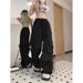 Men's Clothing Dopamine Infused Sexy Cargo Pants, Women's Summer New Style, Versatile Loose Fit, Hip Hop Design, Niche Wide Leg Trousers_viptrois.com