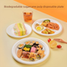 Disposable Biodegradable Tableware Dinner Cake Food Grade Picnic BBQ Bowls Paper Plates Household_viptrois.com