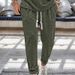 Men's Clothing Casual Cargo Pants - Lightweight Cotton Blend, Multi-Pocket Design, Straight Fit For Urban & Outdoor Wear (Dark Brown, Army Green)_viptrois.com