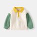 kids'clothing Fall children's wear boys square collar pocket coat baby sleeved hoodie trend_viptrois.com