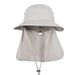 Kids Fisherman Hat With Detachable Neck Flap - Breathable & Foldable Sun Hat For Boys & Girls Outdoor Camping & Beach Activities_viptrois.com