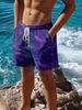 Unbeatable Quality Unbeatable Quality American Casual Tropical Leaf Print Men's Trendy Brand Fitness Running Sports Basketball Shorts_viptrois.com