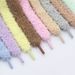 Shoelaces Cute Retro Sneakers National Tide Caterpillar Design DIY Flat Plush Shoelaces_viptrois.com