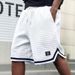 Men's Casual Loose Striped Ribbon Trendy Plaid Sports Men's Shorts Summer_viptrois.com