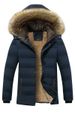 Men's Winter Puffer Jacket – Detachable Hood & Plush Fleece Lining For Extreme Cold_viptrois.com