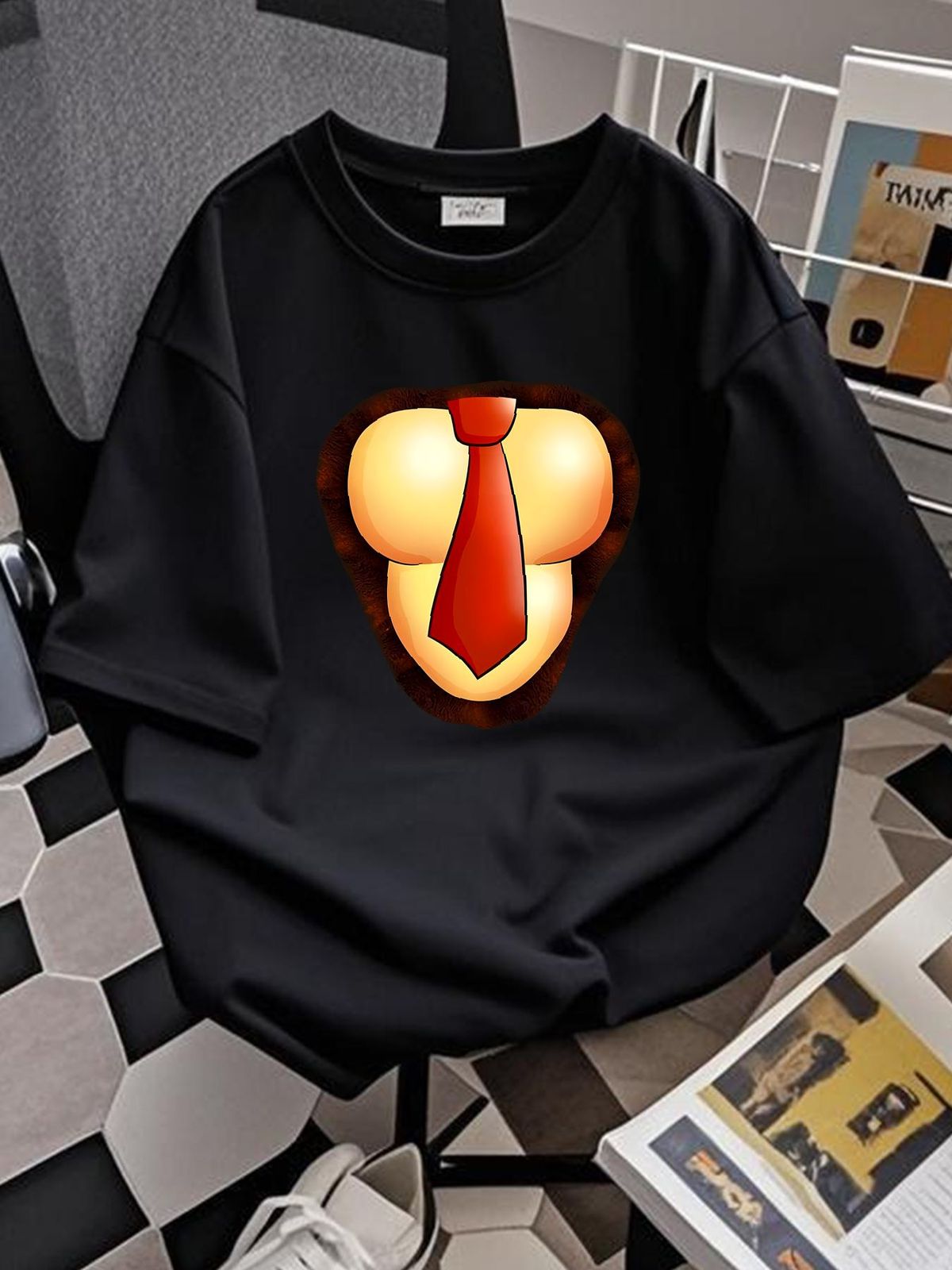 Donkey T Shirt Costume Kong Country Retro Halloween Costumes Classic Gaming Video Games Monkey Gorilla Easy DK Casual Streetwear Graphic_viptrois.com