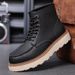 European Warm Series 2025 New Winter Genuine Leather High Top Men's Work Motorcycle British Style Martin Boots_viptrois.com