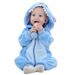 kid's clothing Spring and autumn flannel baby crawl suit baby bunny pajamas_viptrois.com