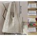 Women's Shoulder Bags Knitted Single-shoulder Bag, Women's Casual Commuting, Perforated Bag, Large-capacity Woven Handbag_viptrois.com