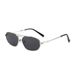 Metal Single Beam Large Frame Polygonal Sunglasses For Women Retro Simple European And American Ins Street Shooting Beach Sunshade Sunglasses Trend_viptrois.com