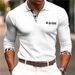 2025 Men's Long Sleeve Button-Up Sweatshirt, Solid Color Versatile Style MB14_viptrois.com