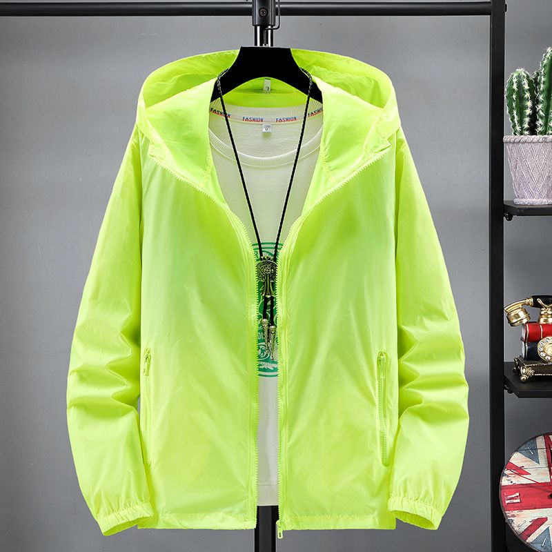 Men's Clothing Sun Protection Clothing Spring And Summer Thin Jackets Men And Women Outdoor Skin Clothing Large Size Couple Sun Protection Clothing_viptrois.com
