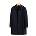 Loom Loom Men's Overcoat 2025 Autumn Winter High-end Business Casual Turn-down Collar Mid-length Middle-aged Pure Wool Woolen Coat_viptrois.com