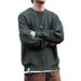Loom Italian Retro Heavyweight Pineapple Pattern Sweater Men's Autumn Winter American Style Trendy Brand Crew Neck Inner Wear_viptrois.com